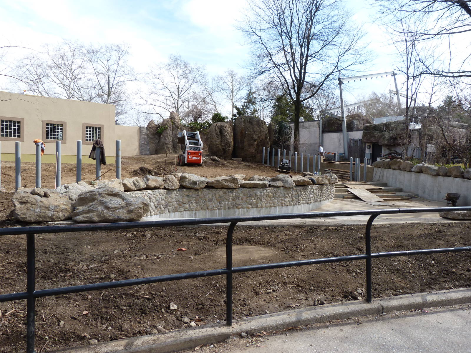 New Hippo Exhibit Construction