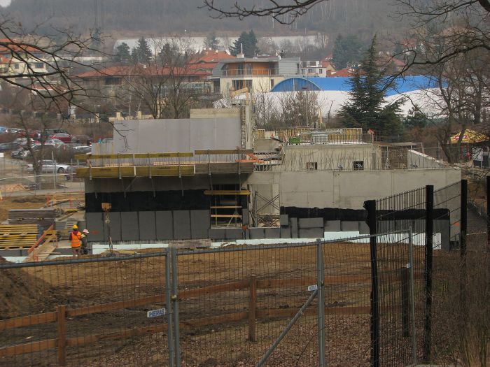 New hippo house contruction site