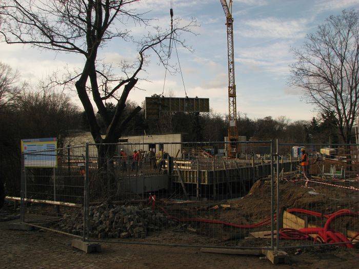 New hippo house contruction site