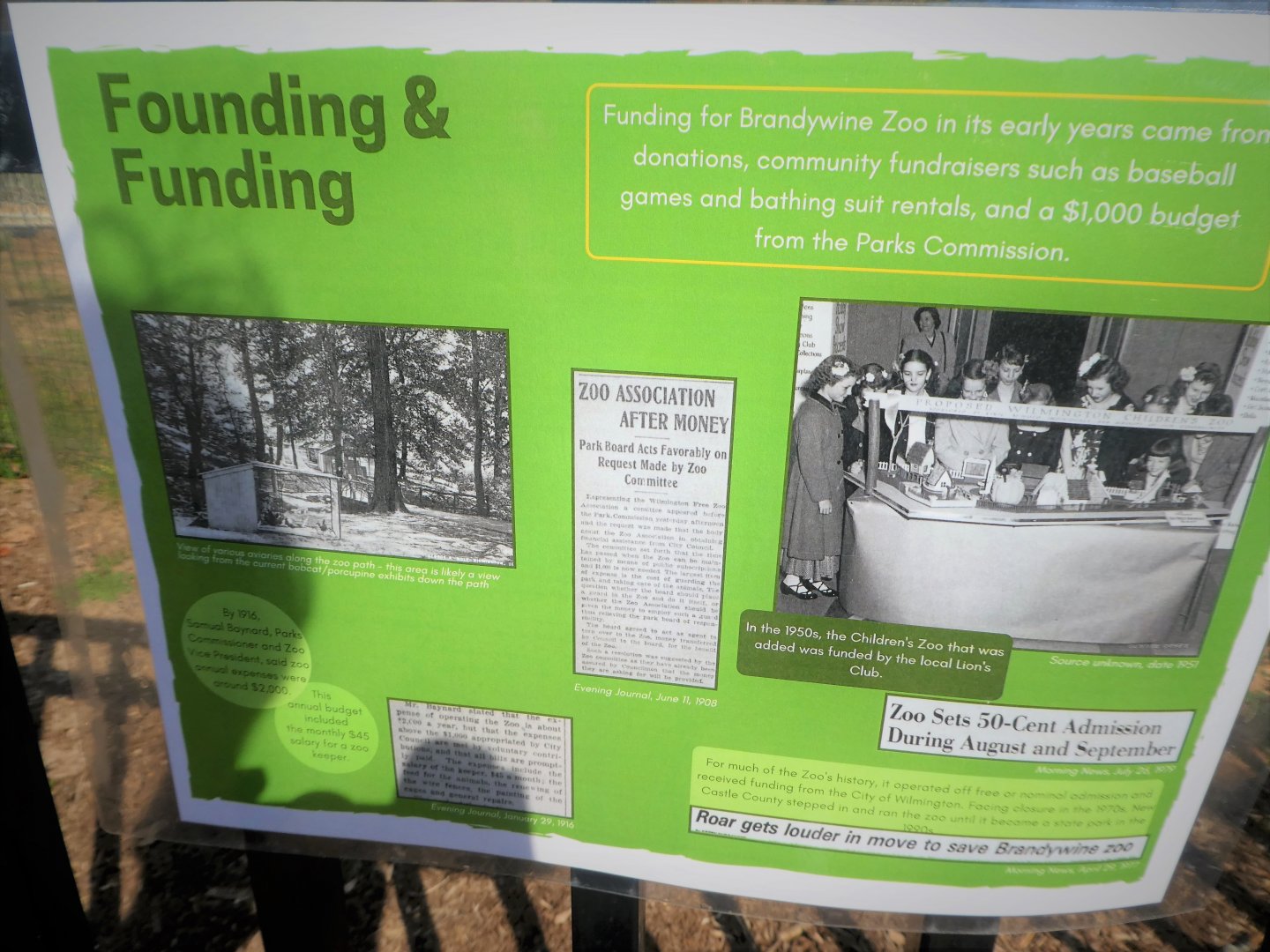 New Historic Signs - Founding & Funding