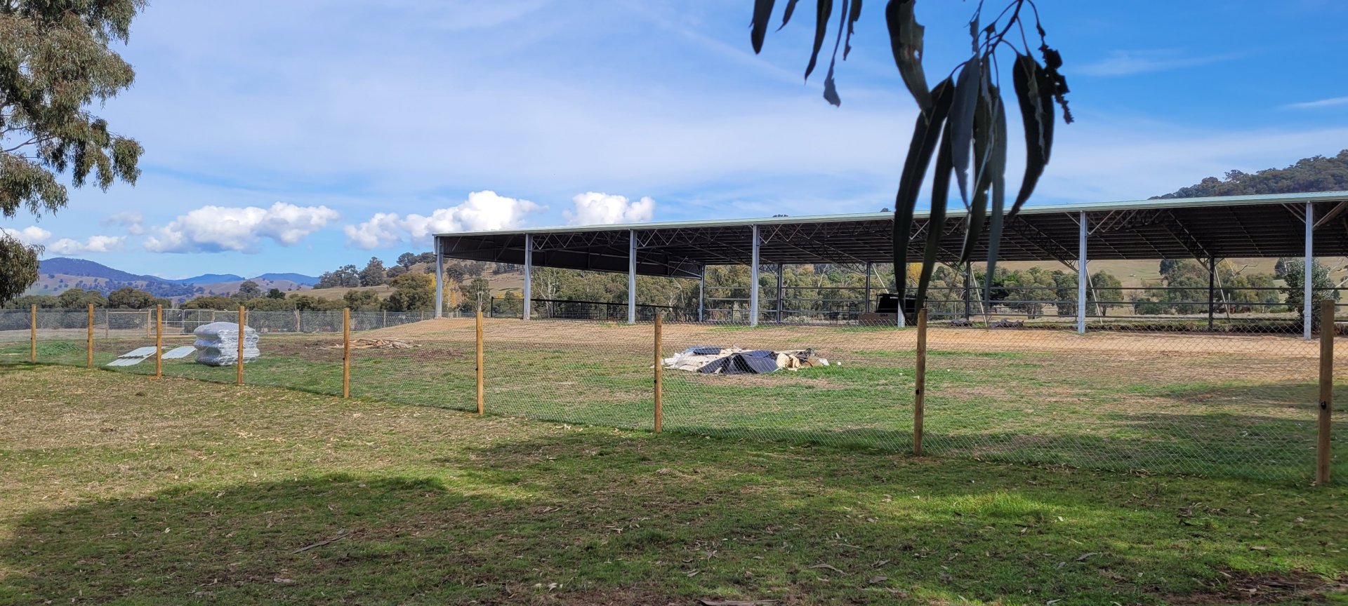 New horse arena built beside the Bison