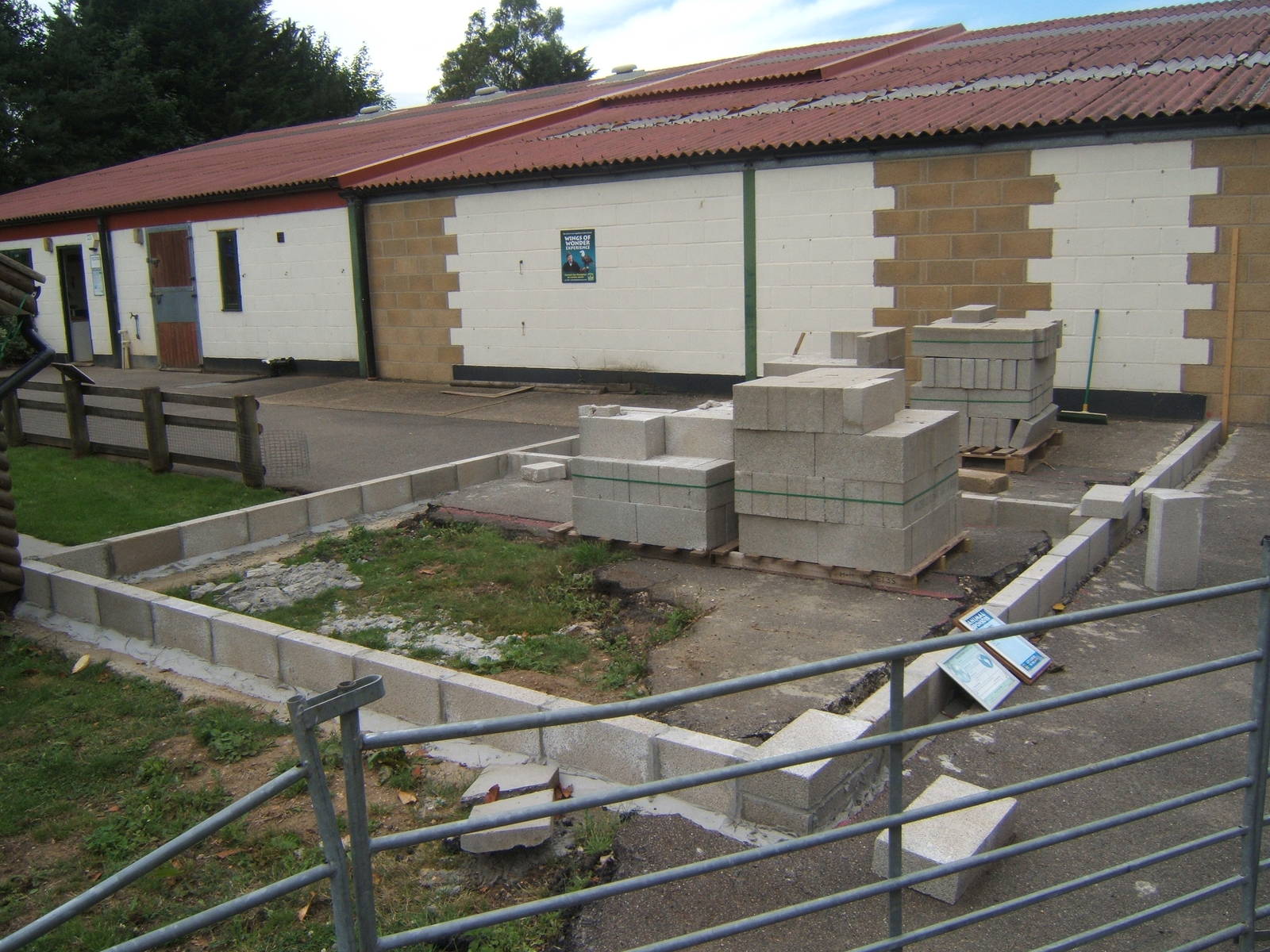 New housing for some of the Amazing Animals team under-construction