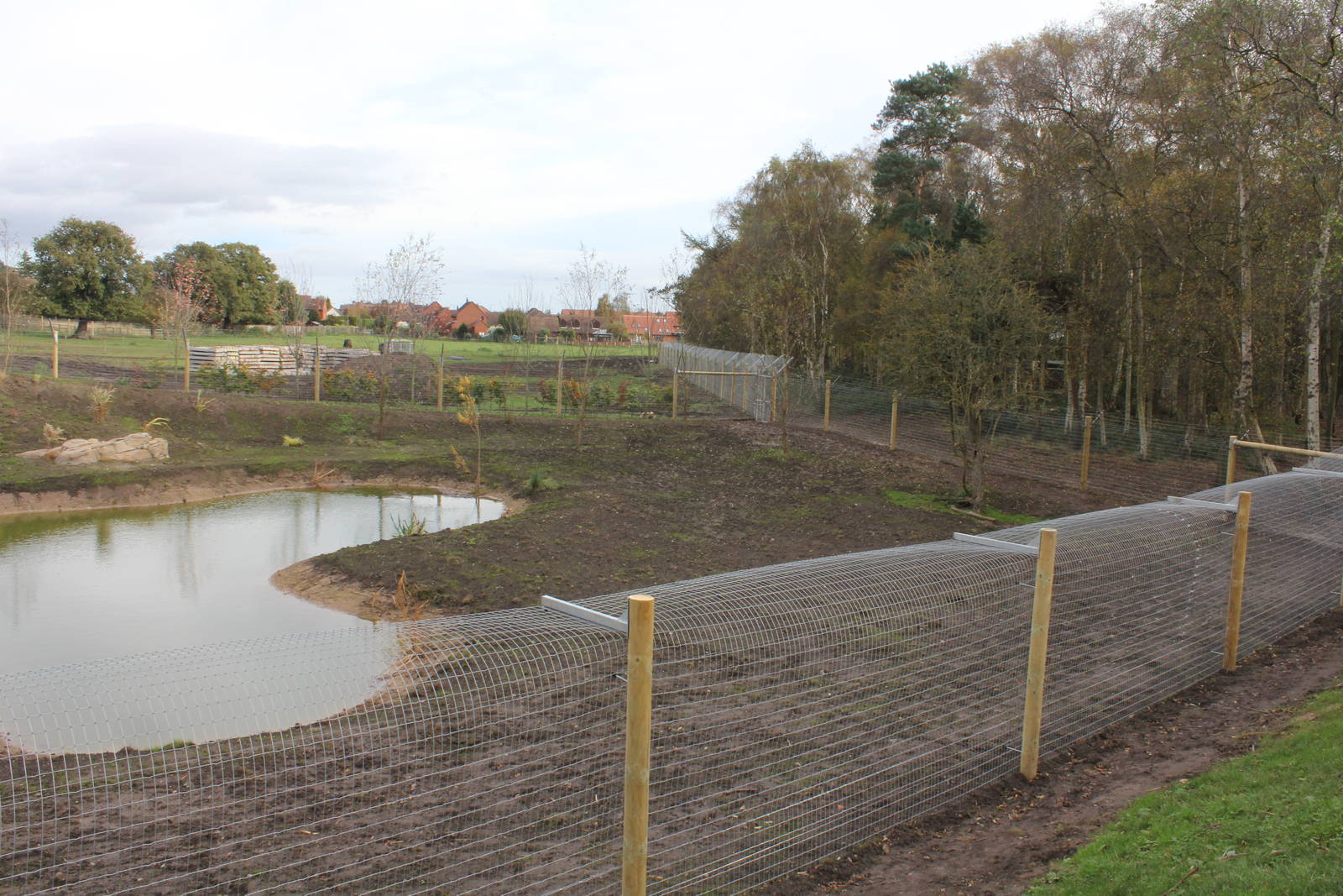 New hunting dog enclosure 26-10-14