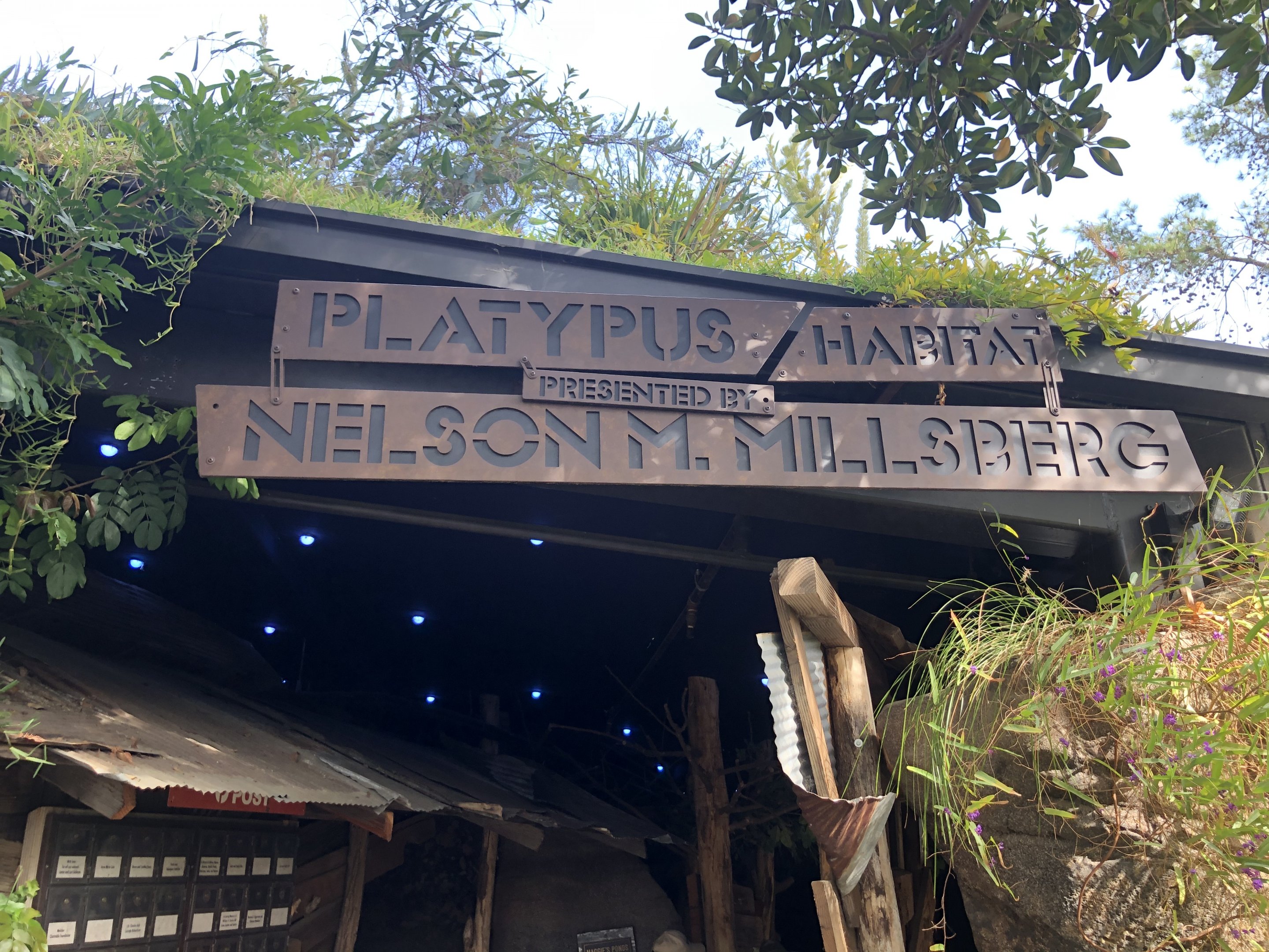 New-ish Platypus exhibit sign