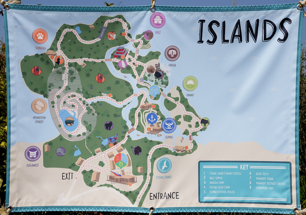 New Islands map
