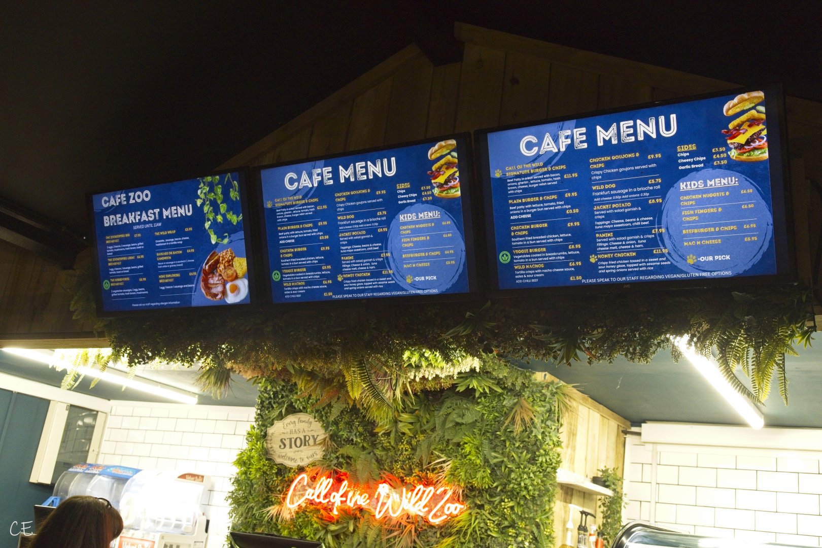 New Jungle Cafe Menu