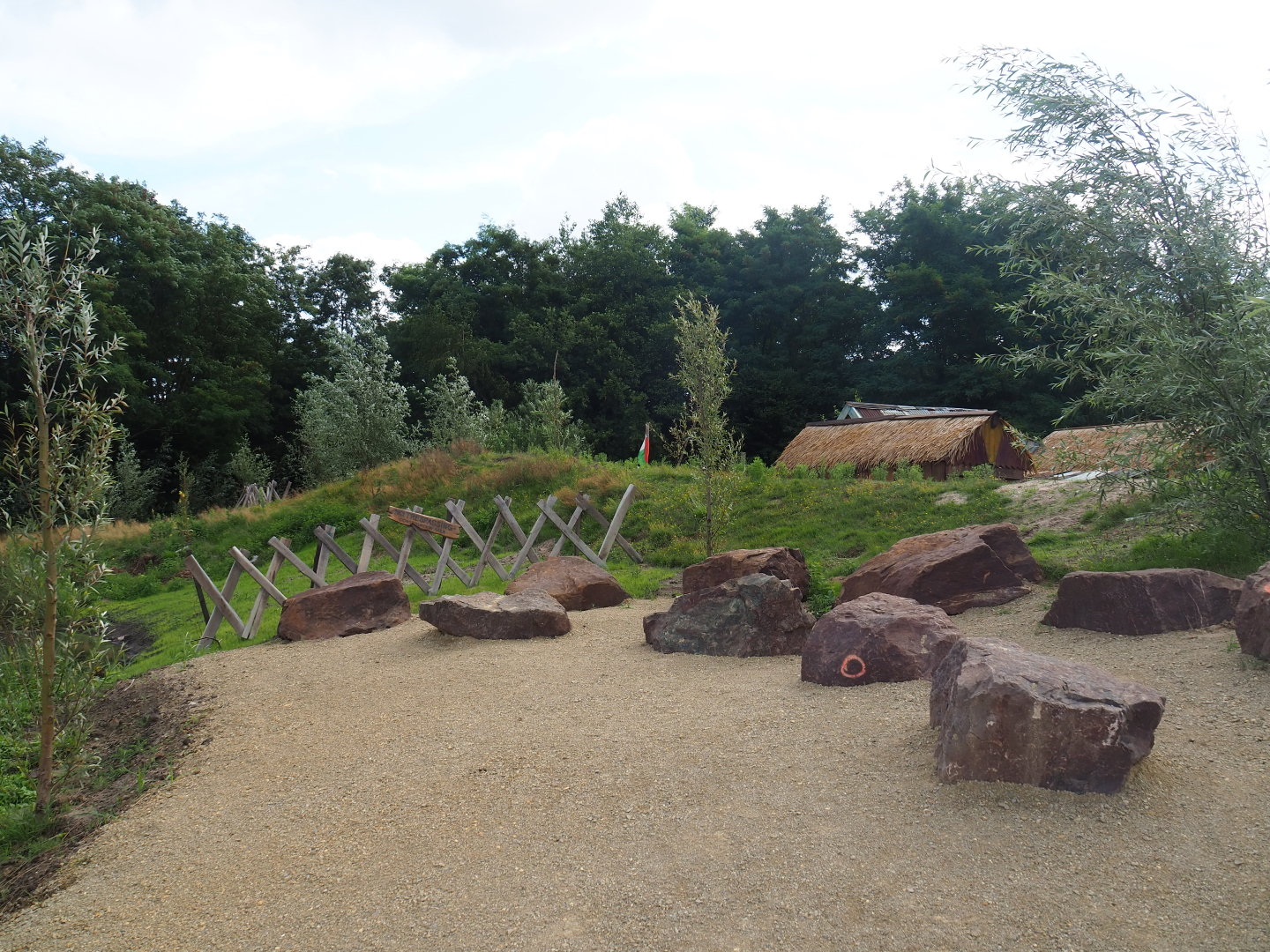 New lemur exhibit (with three species), 2019-08-11