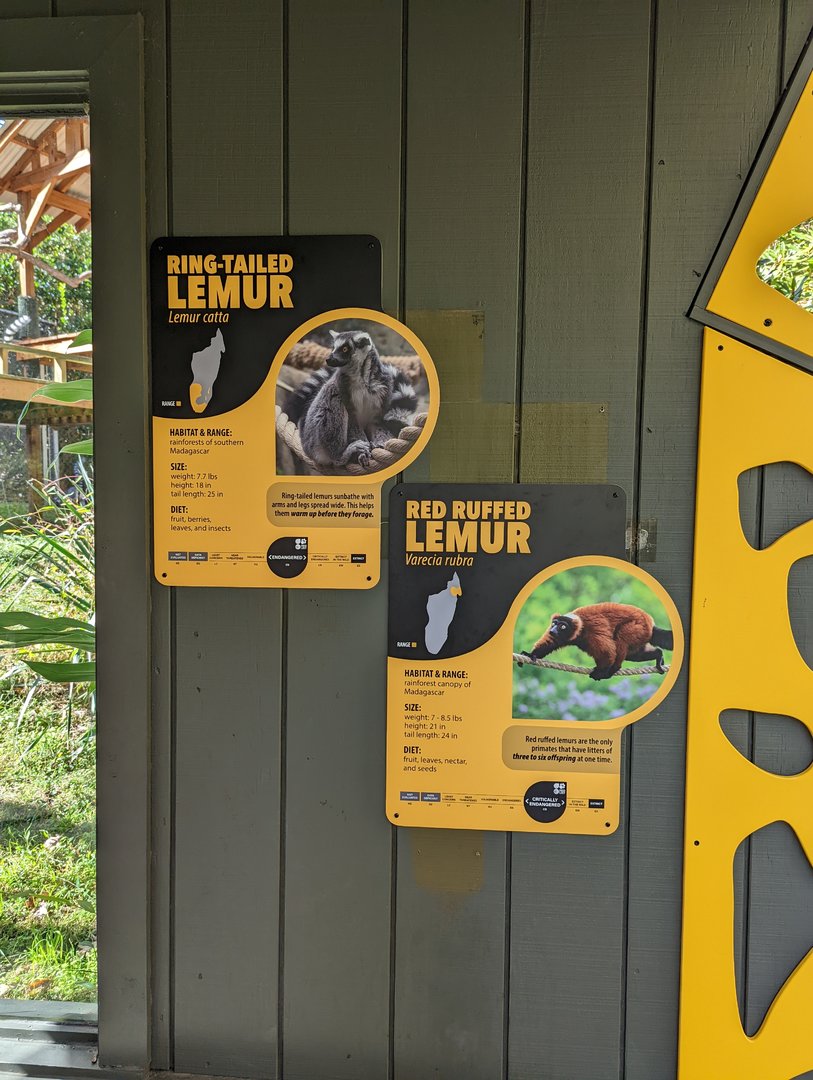 New Lemur Signage