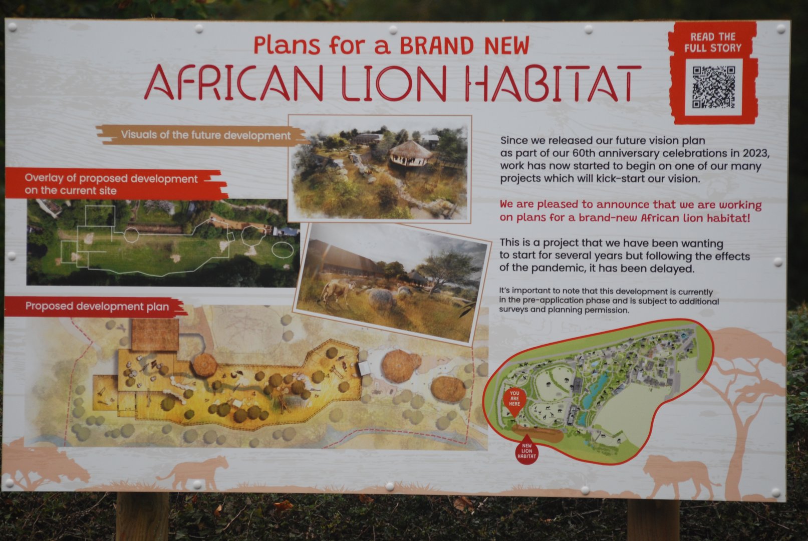 New lion enclosure plans