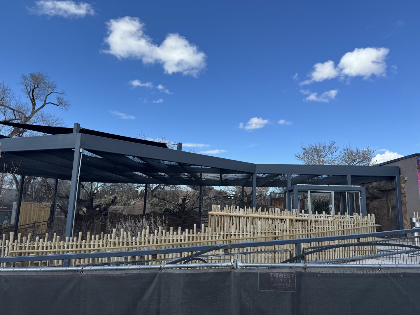 New Lorikeet walkthrough exhibit - side view