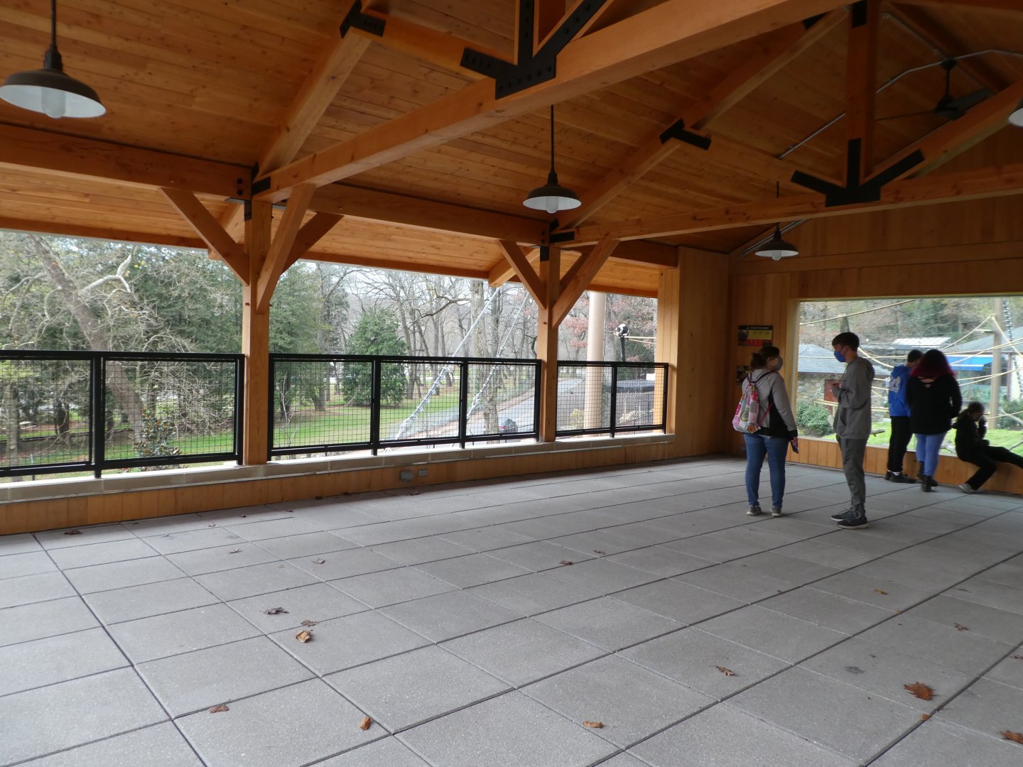 New Madagascar Exhibit - View From Inside Viewing Pavilion