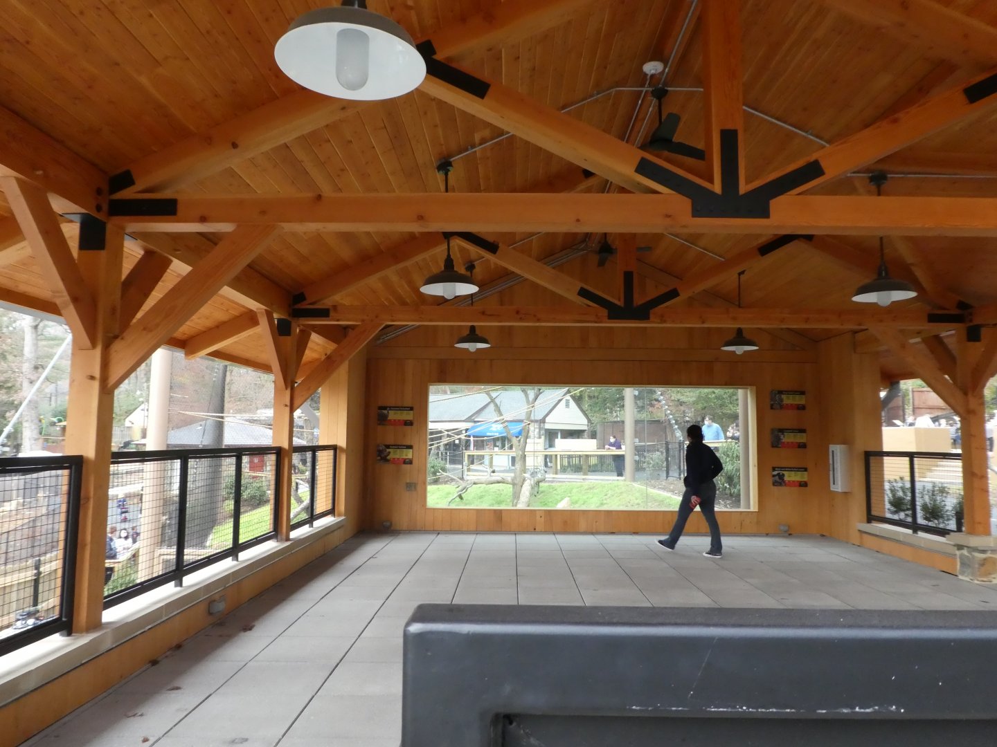 New Madagascar Exhibit - View From Inside Viewing Pavilion