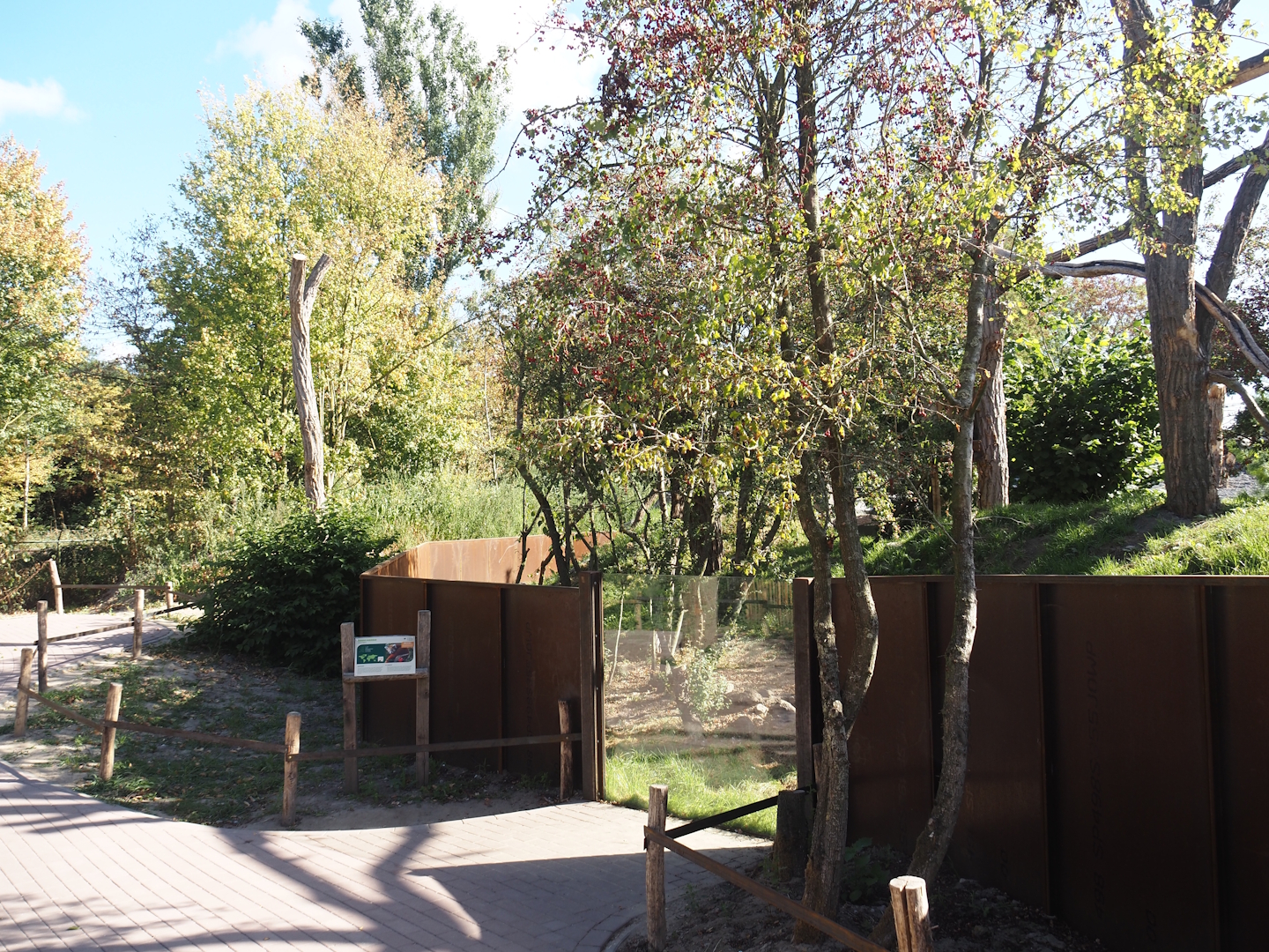 New main red panda exhibit, 2025-08-24