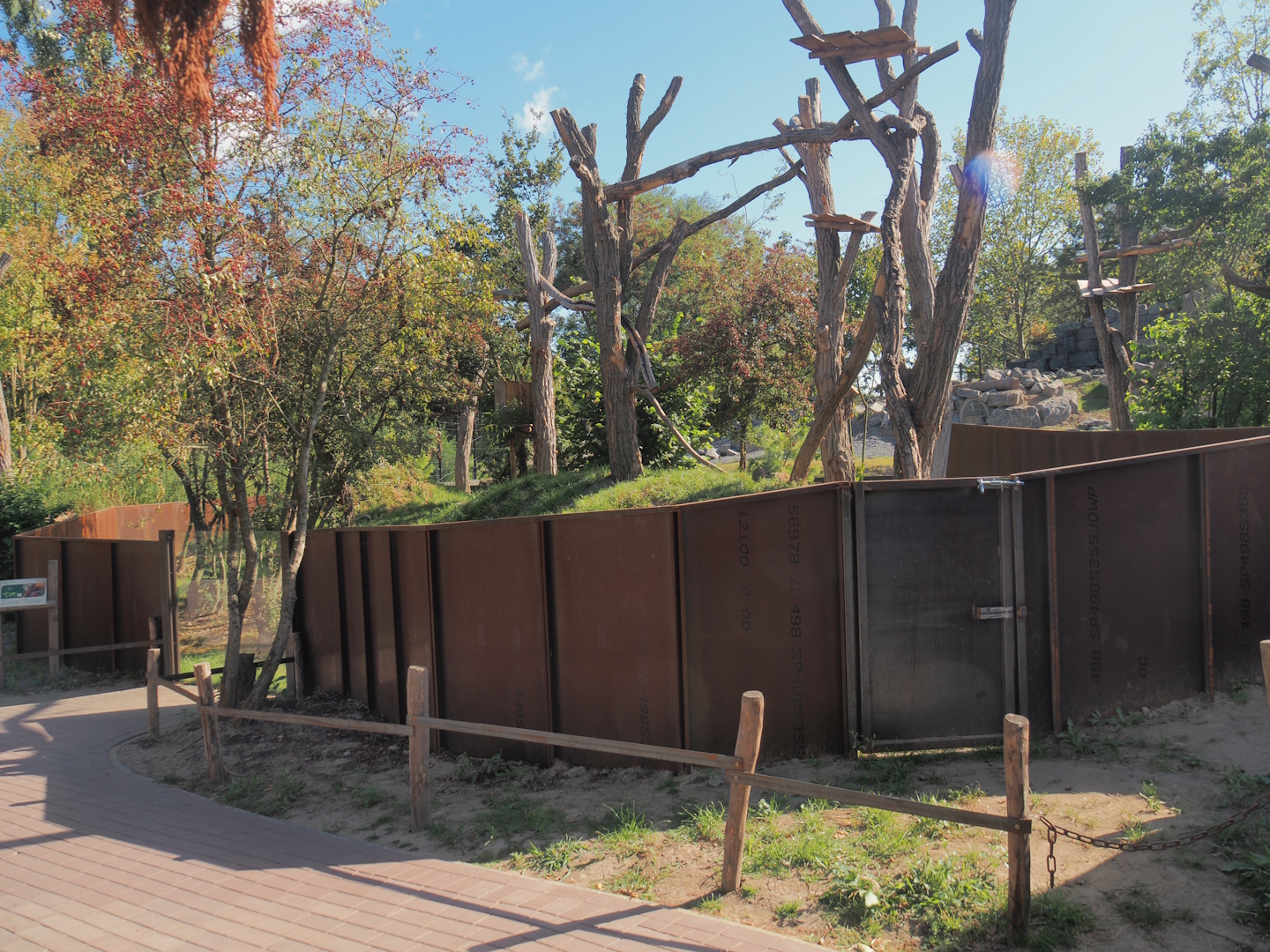 New main red panda exhibit, 2025-08-24