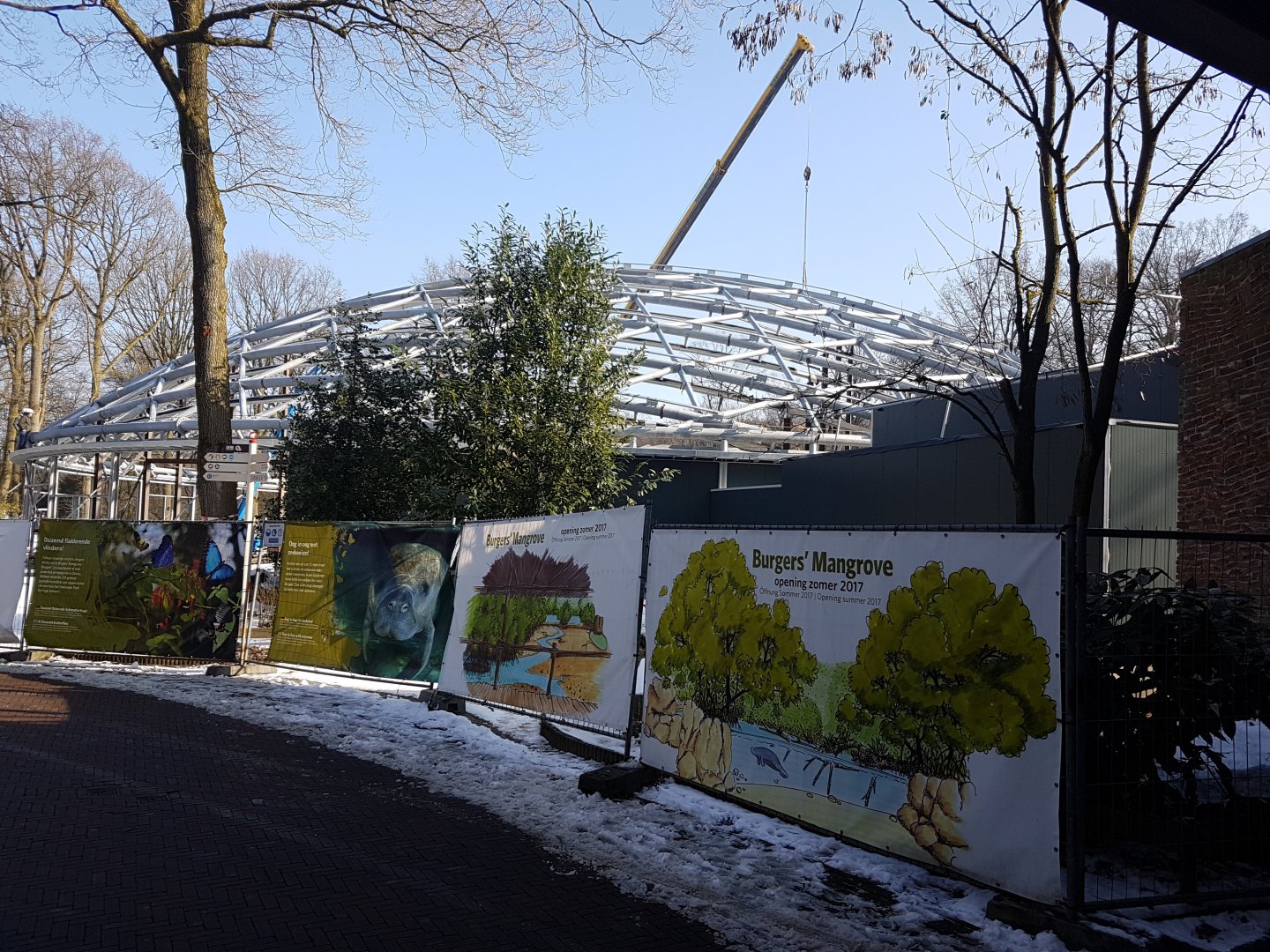 New Mangrove-hall under construction