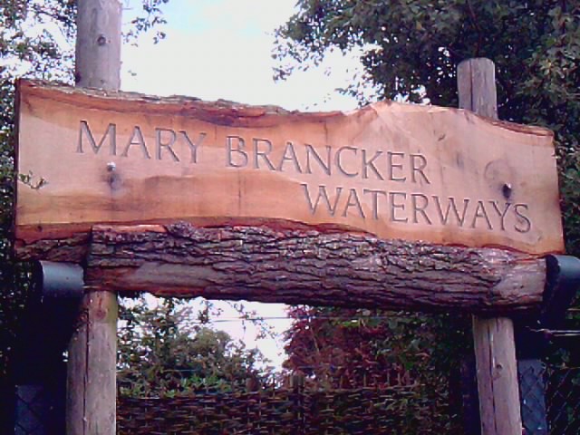 New Mary Branker Waterways Sign