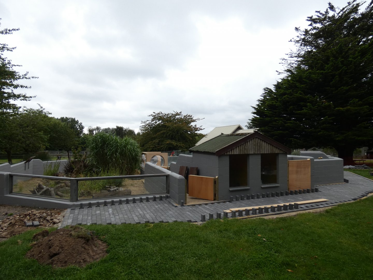 New Meerkat enclosure under construction