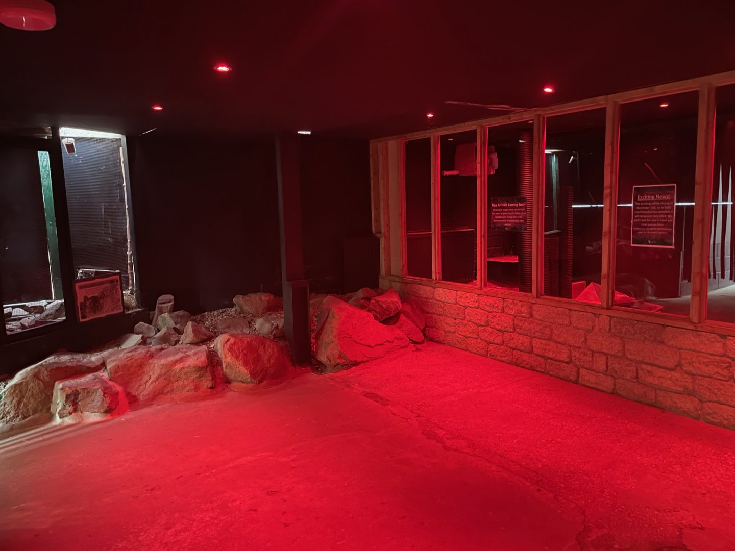 New Nocturnal Room at Ponderosa Zoo (July 2021)