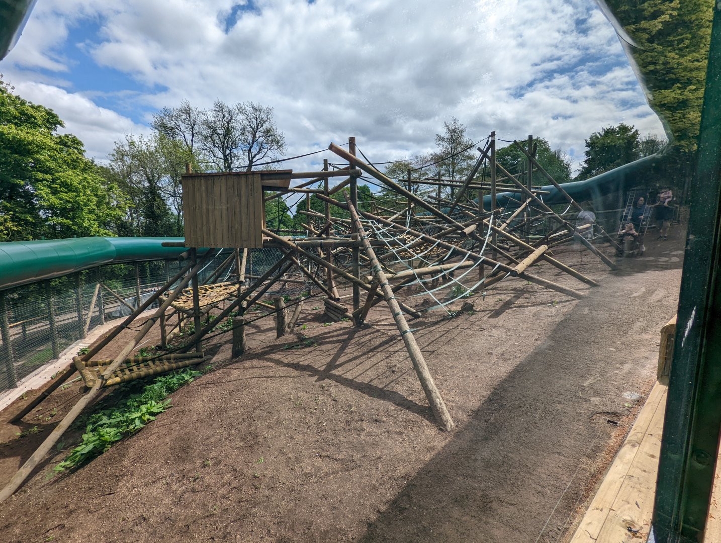 New (not yet inhabited) Orangutan enclosure / 12-5-22 / Dudley