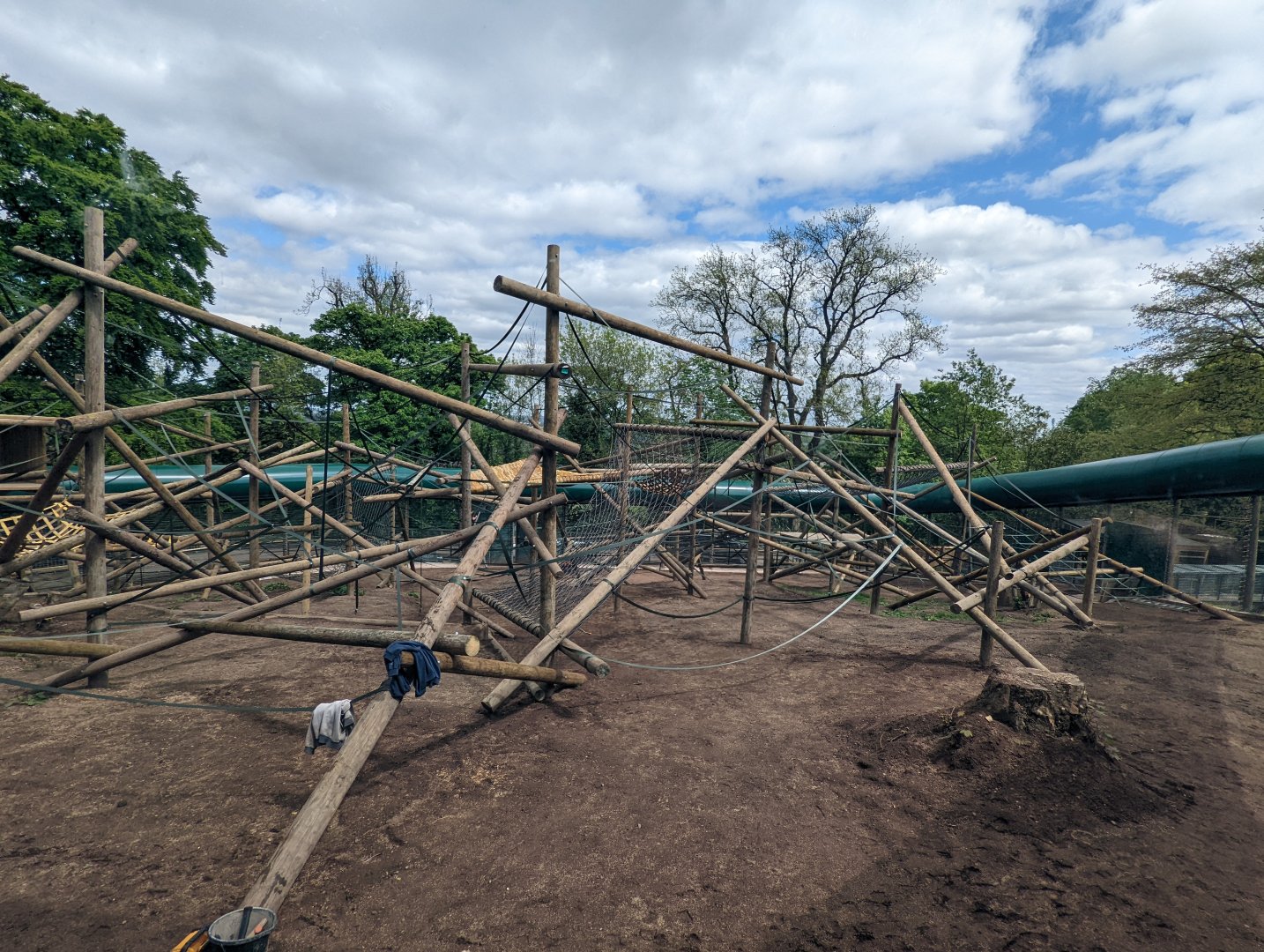 New (not yet inhabited) Orangutan enclosure / 12-5-22 / Dudley