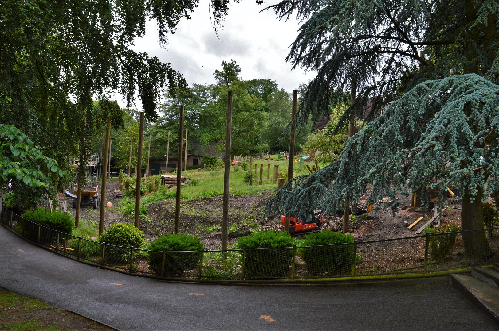 New orang enclosure under construction
