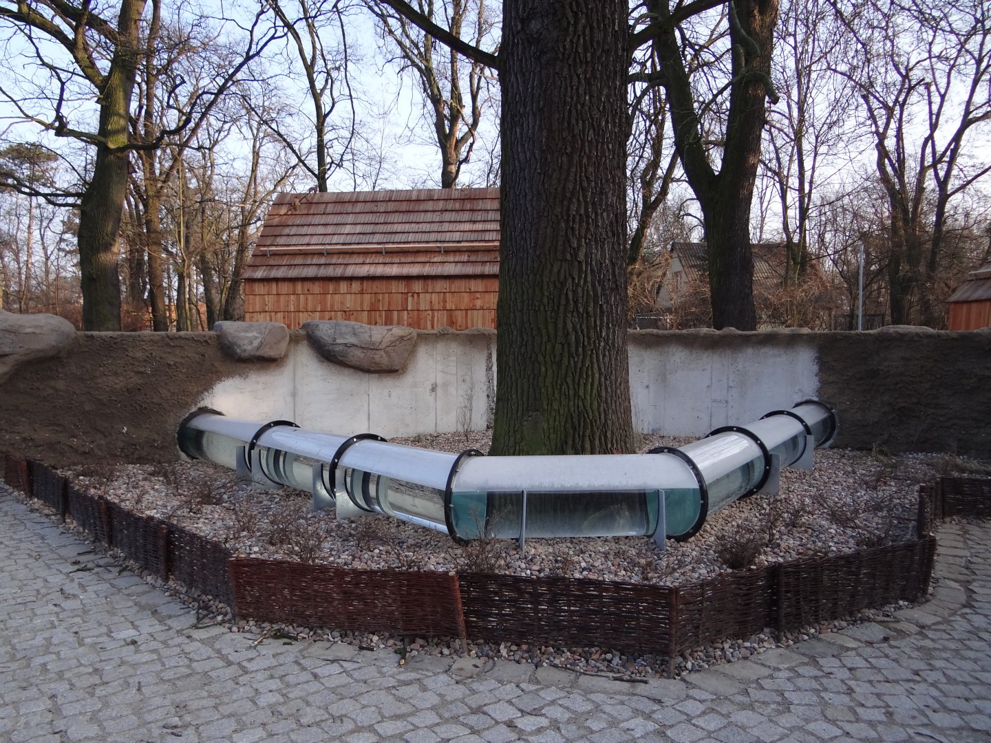 New otter enclosure almost finished