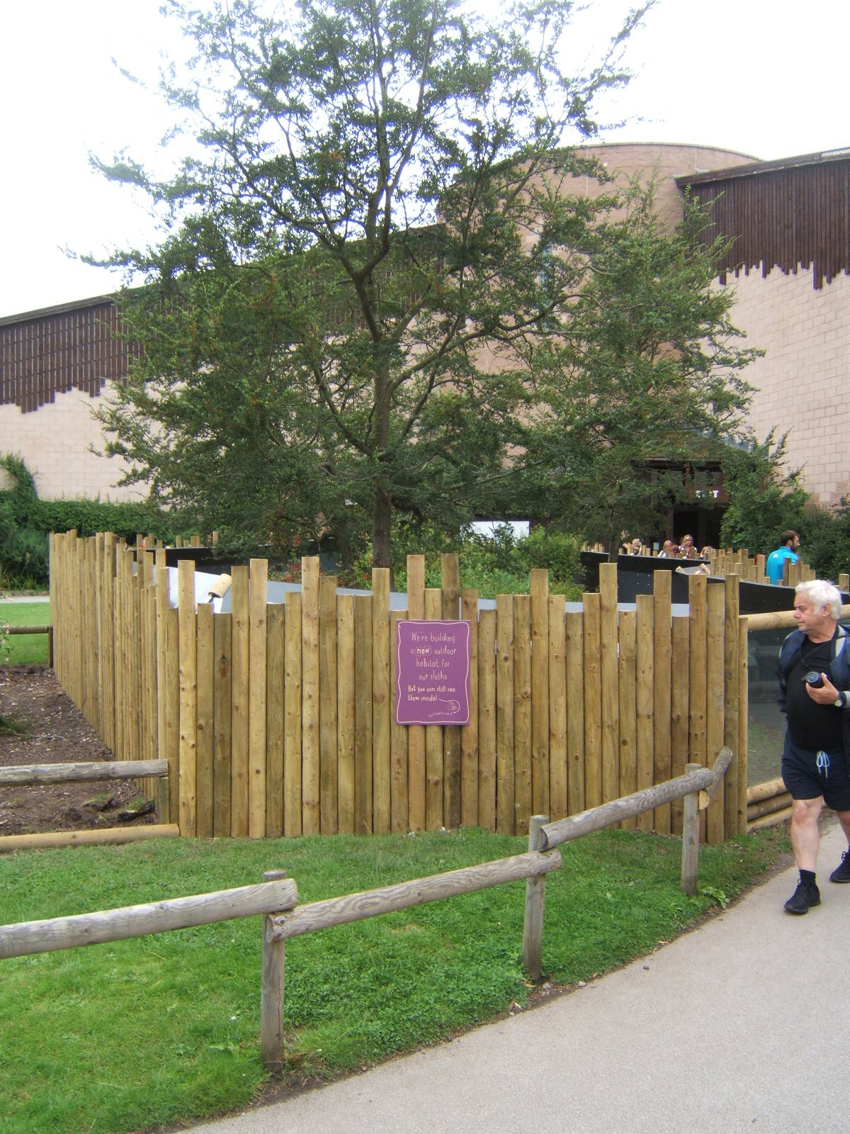 New out door Sloth exhibit