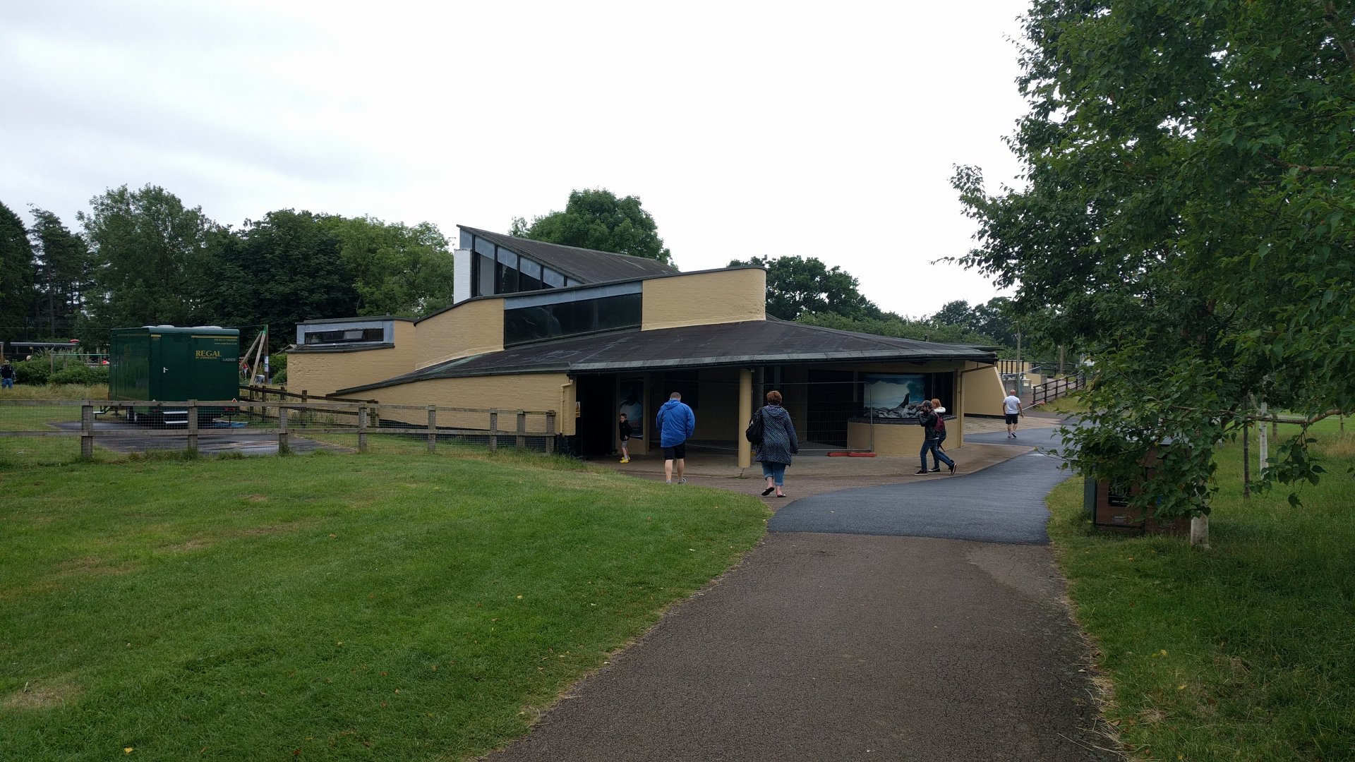 New paint on the Sea Lion house