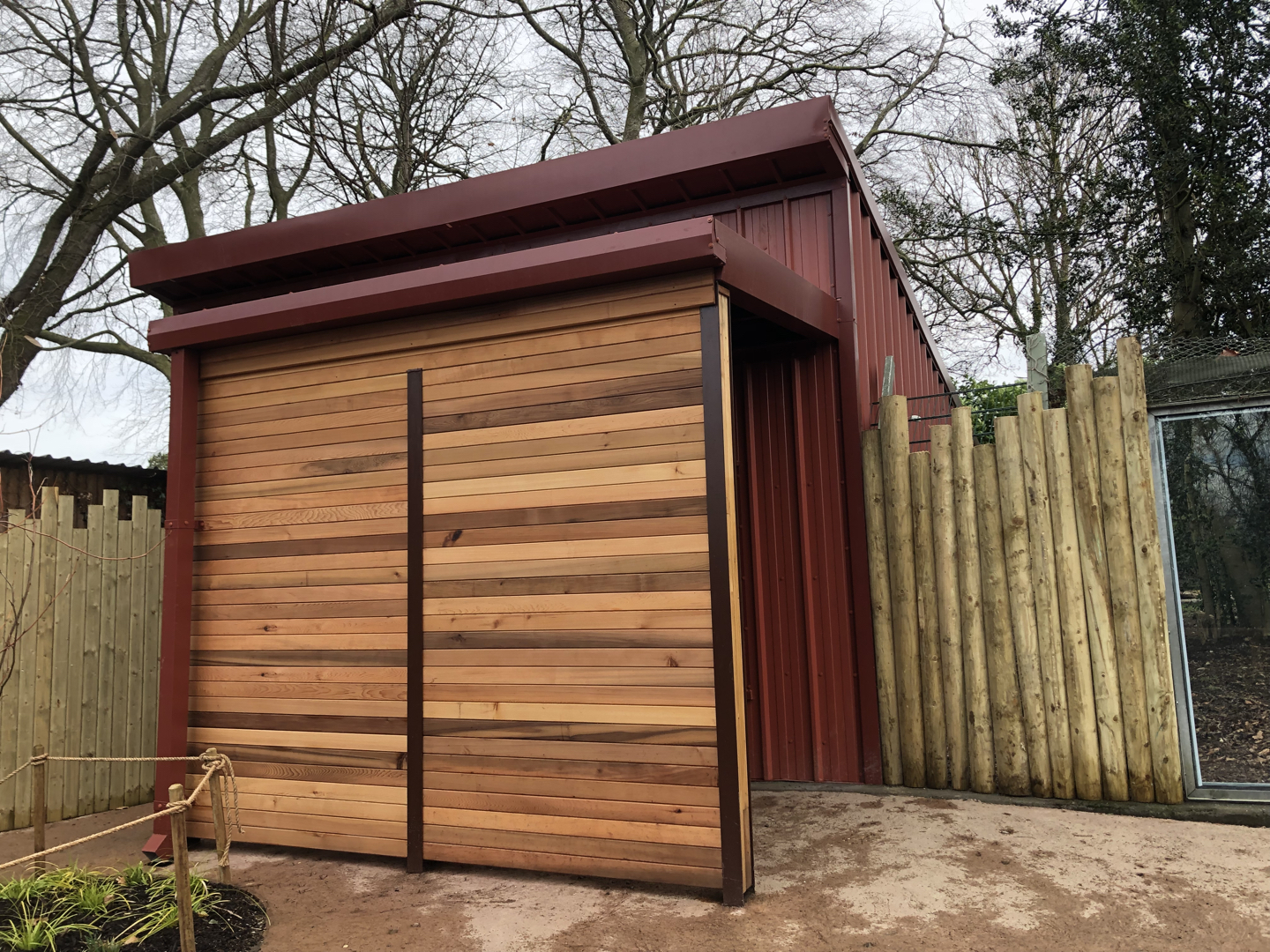 New painted dog house (outside)