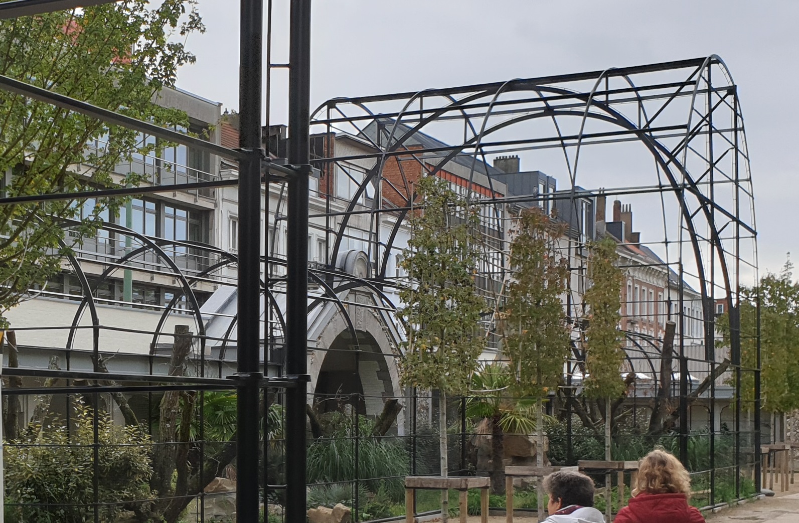 New Parrot aviaries under construction