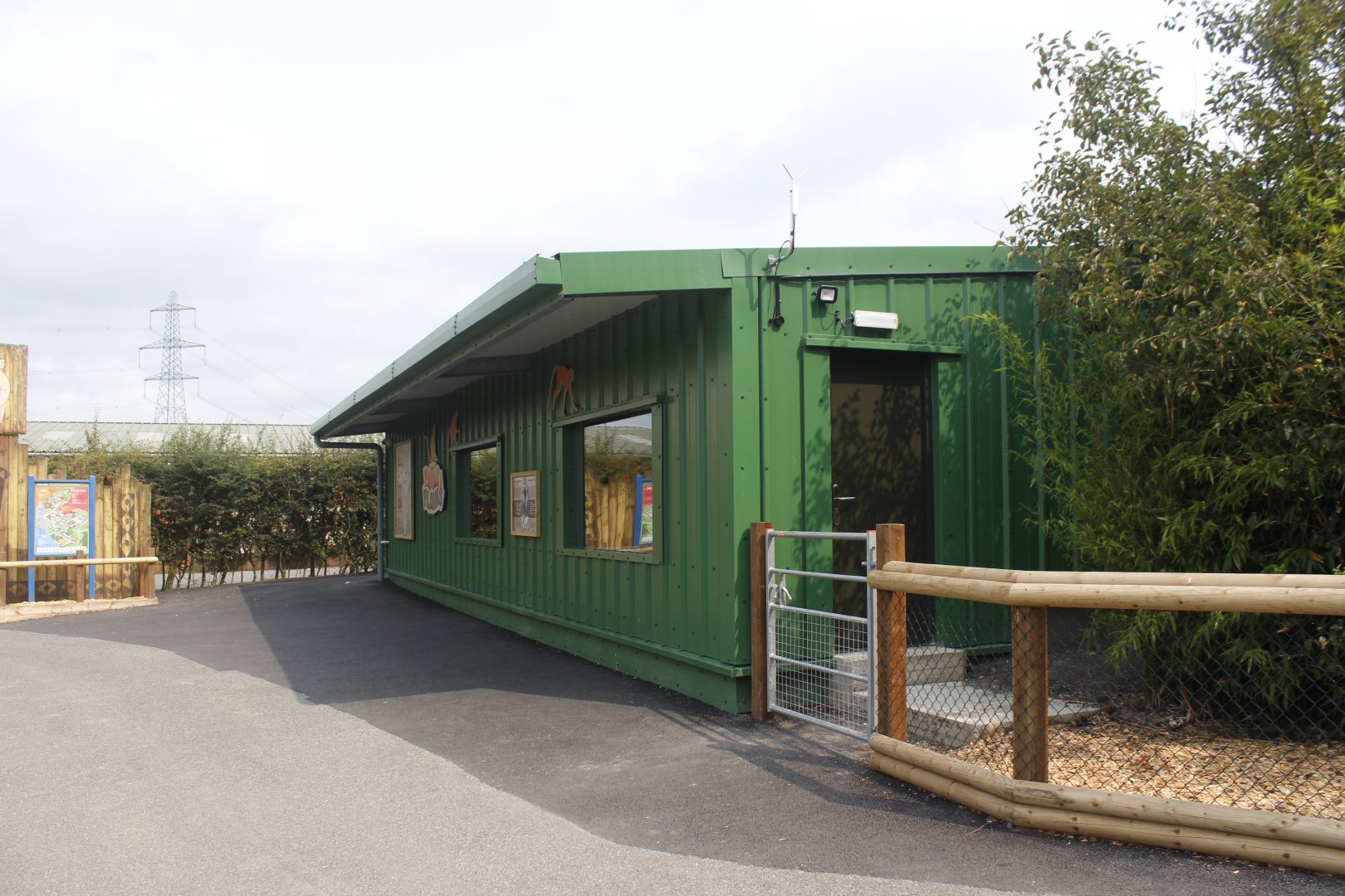 New Patas monkeys house