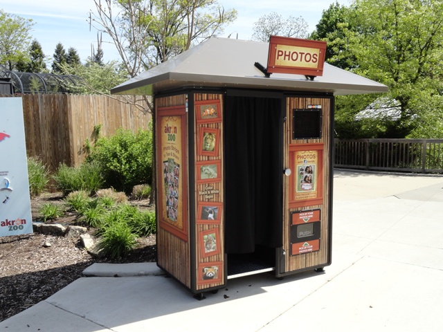 New Photo Booth at Conservation Carousel Plaza