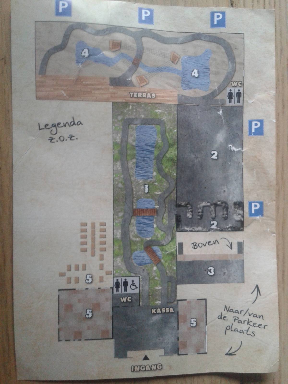 New plan of Berkenhof's Tropical Zoo
