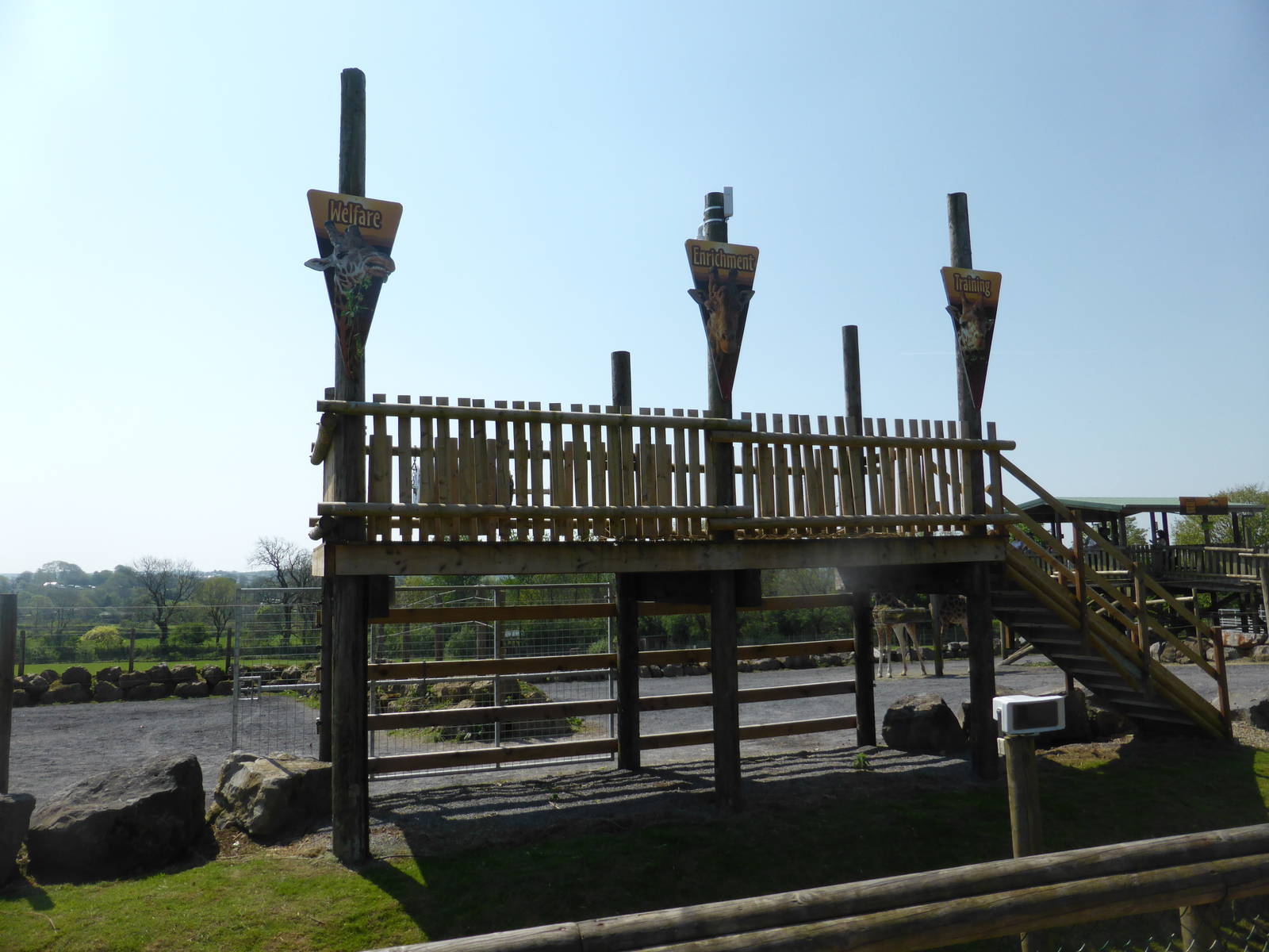 New platform adjoining Giraffe hardstanding