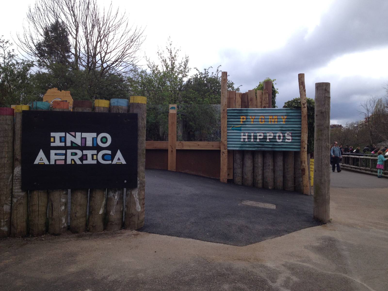 New pygmy hippo enclosure