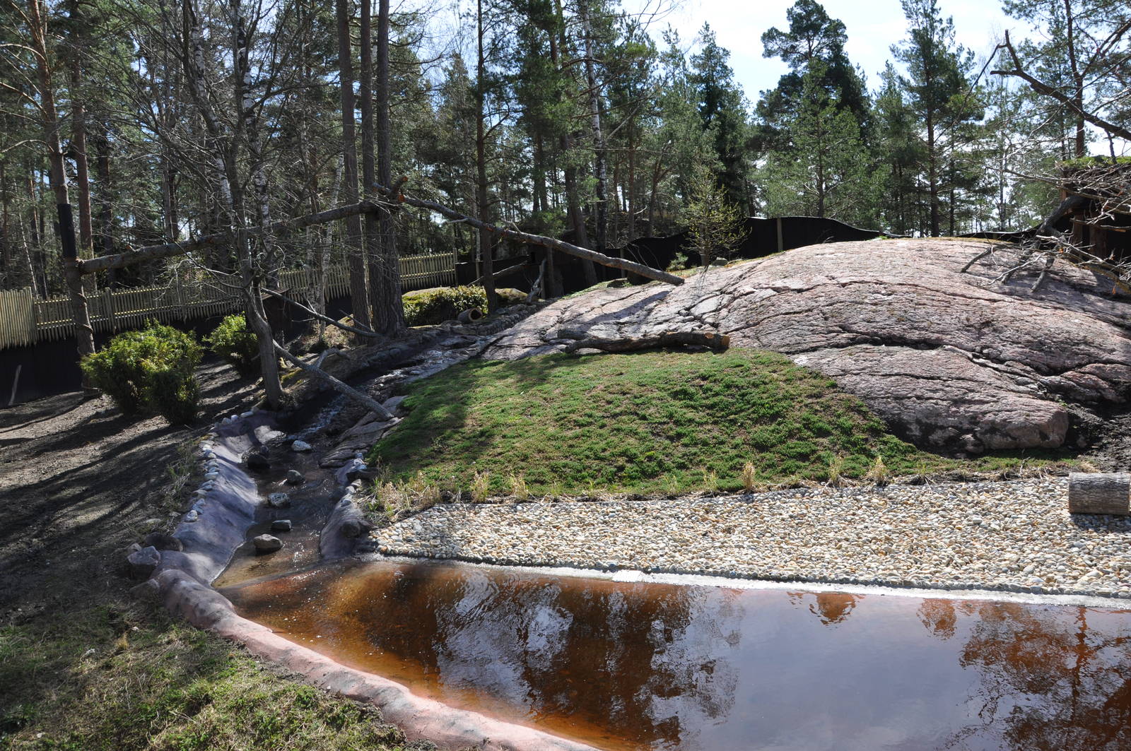 New red panda enclosure