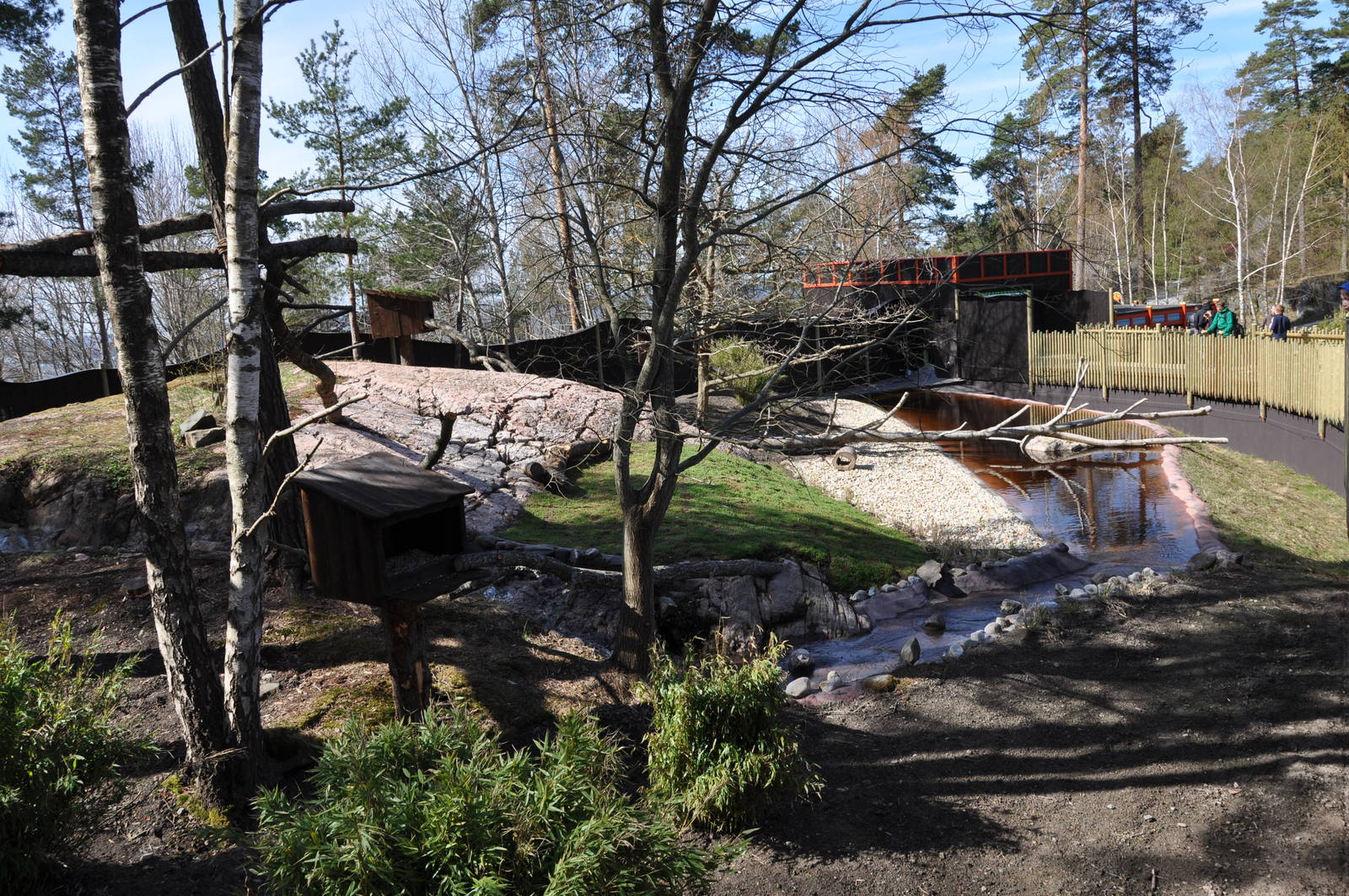New red panda enclosure