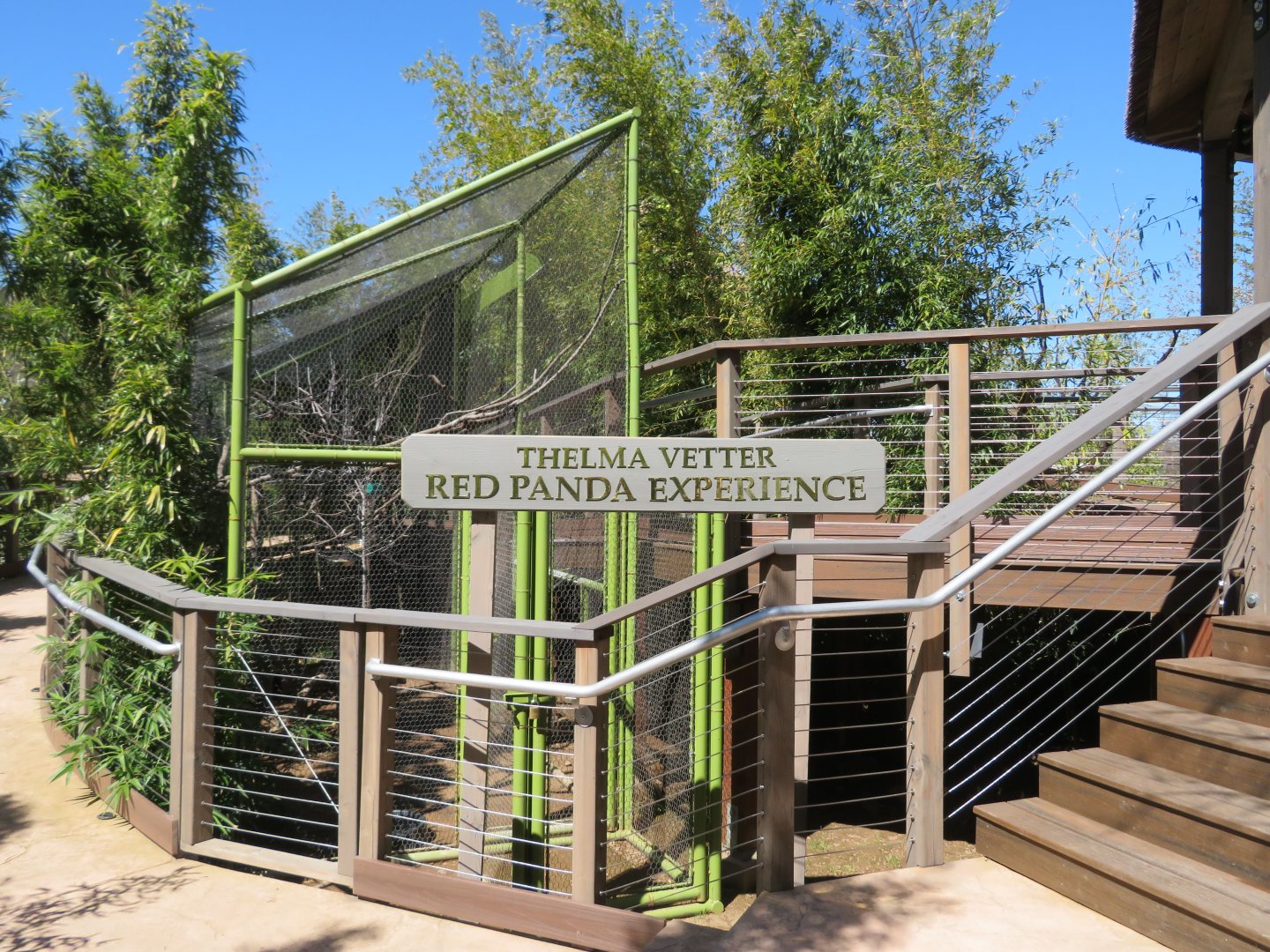 New Red Panda Exhibit Entrance