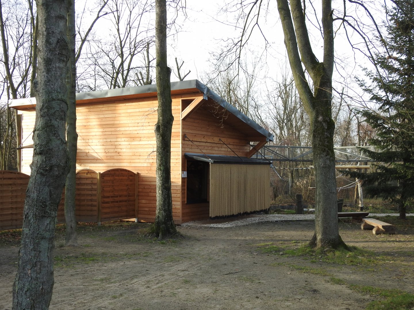 new red ruffed lemur house