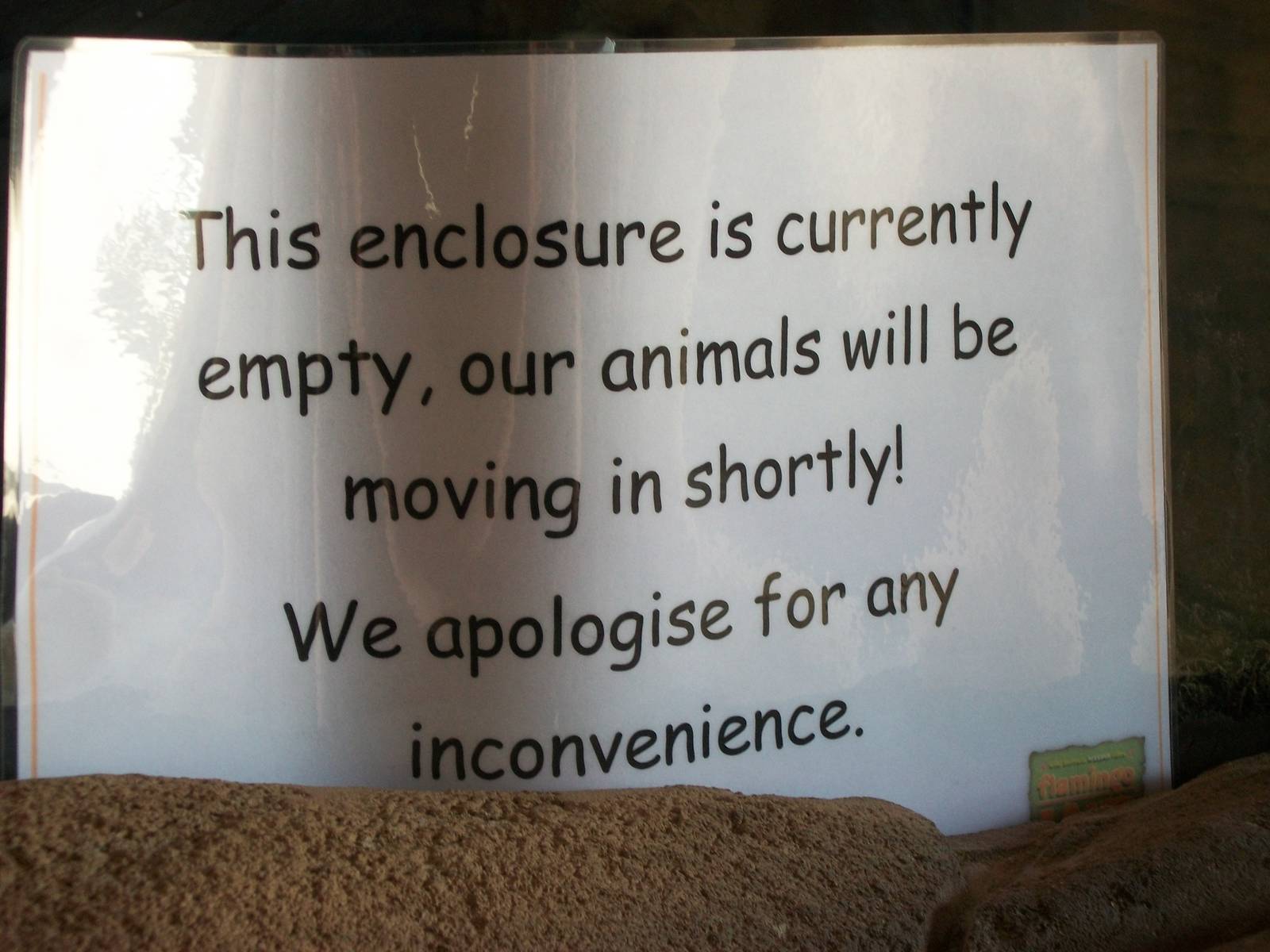 New Reptile area (not yet completed) 31st May 2013