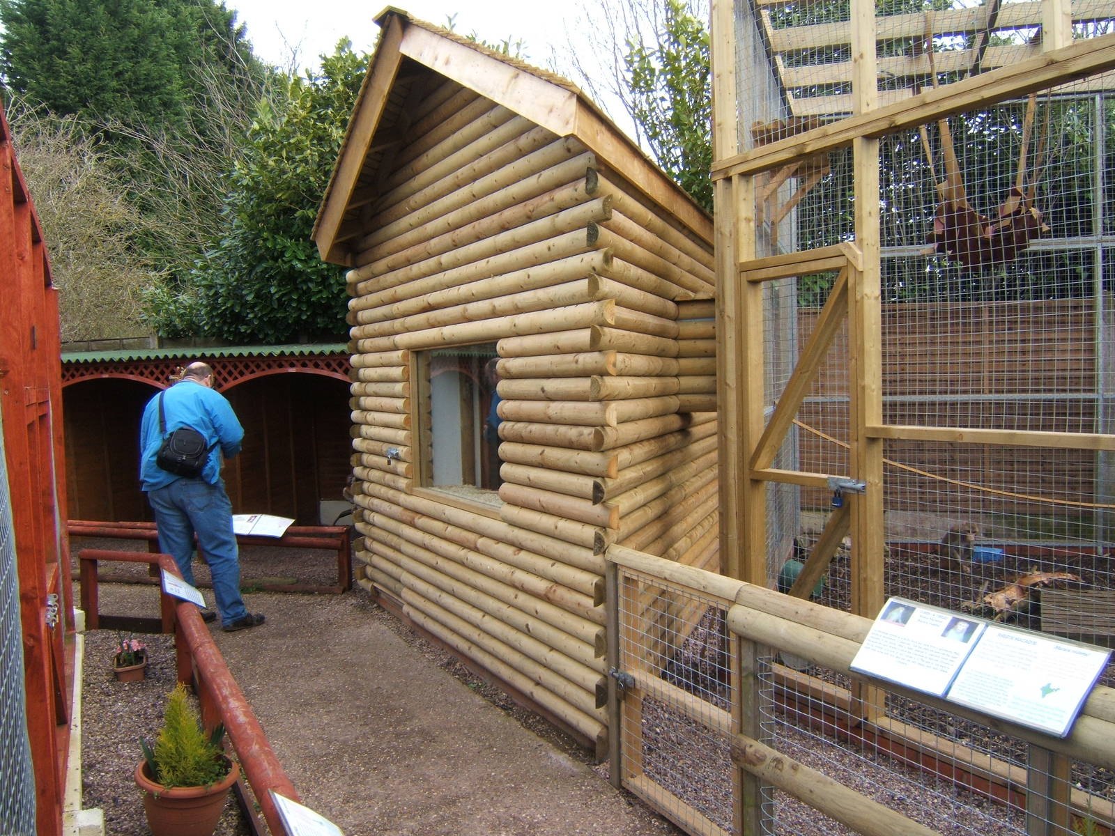 New Rhesus Monkey enclosure and house