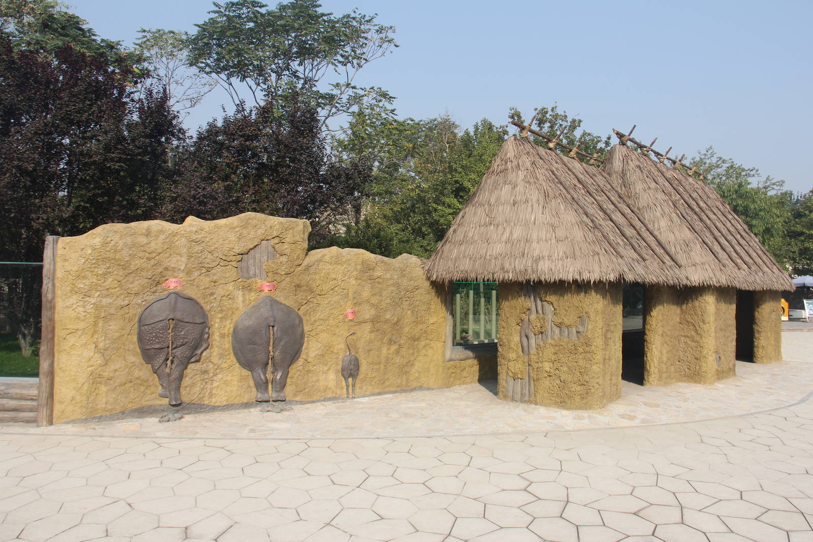 New rhinoceros enclosure