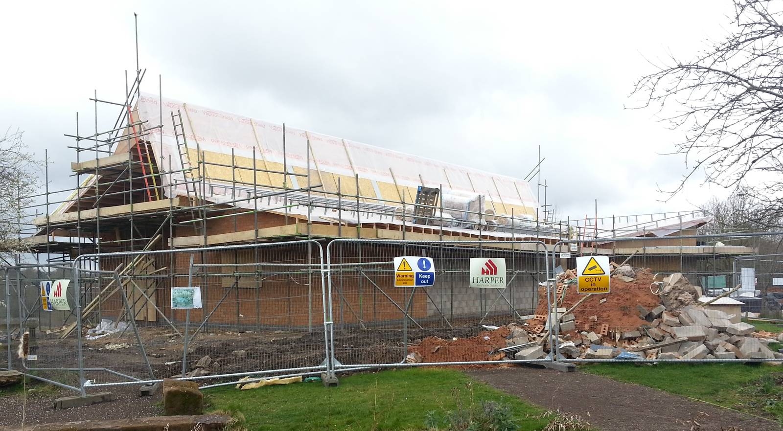New RSPB visitor centre under construction