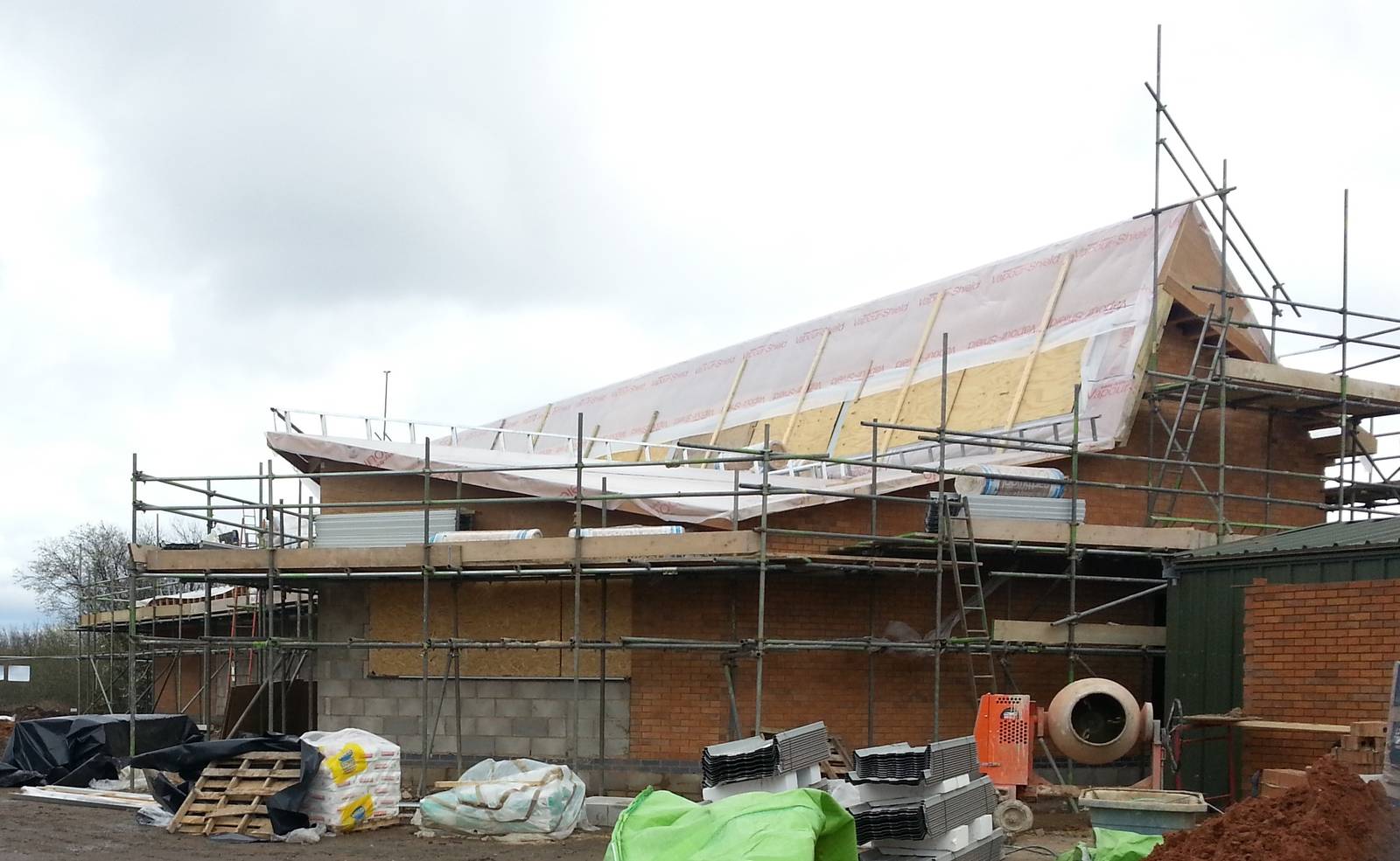New RSPB visitor centre under construction