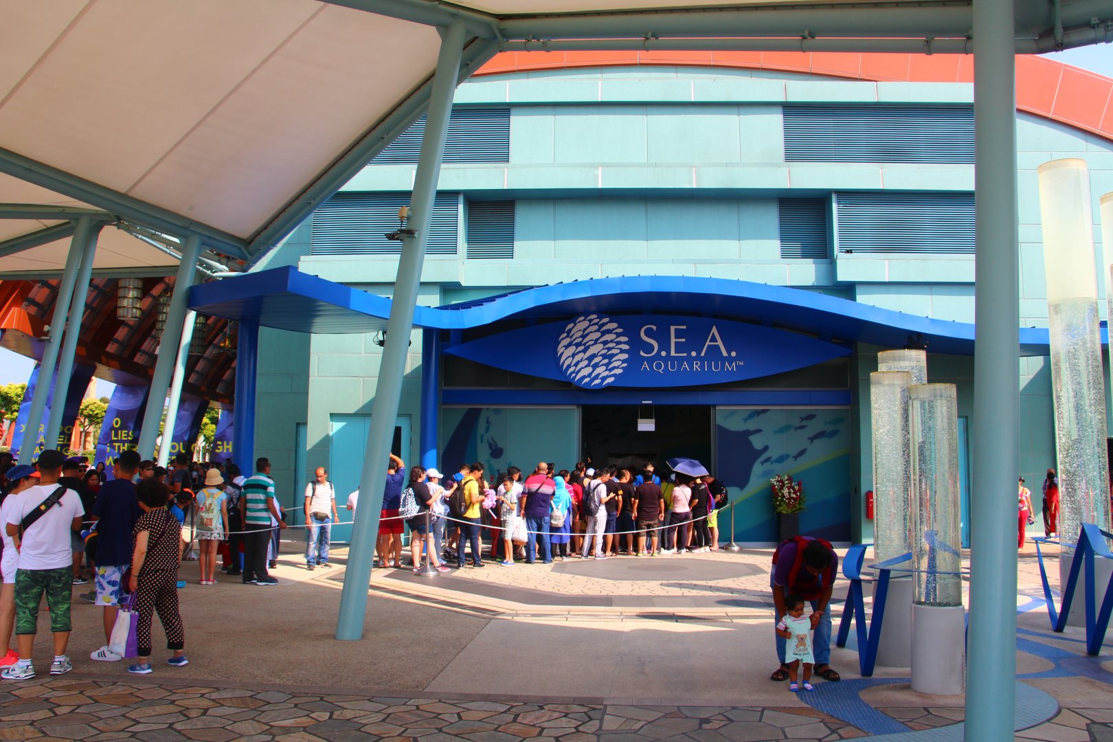 New SEA Aquarium entrance