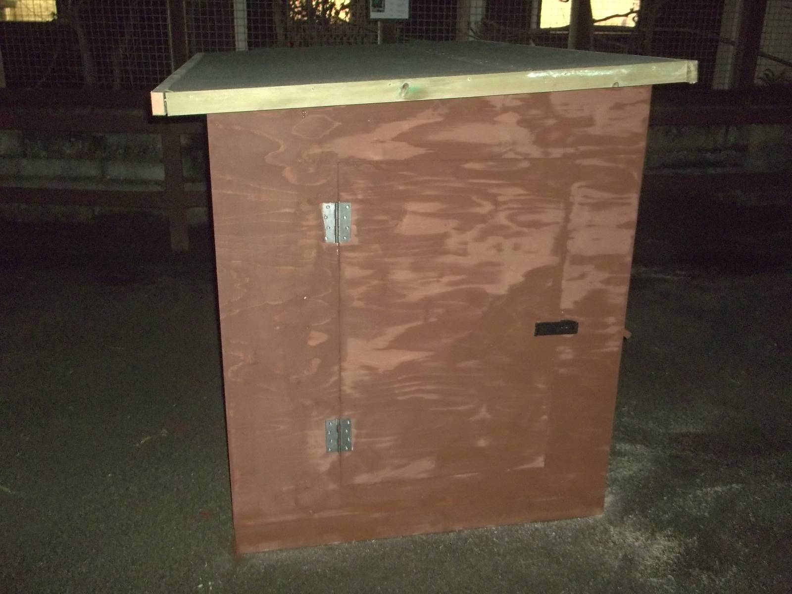 New shelter for aviary at bottom of zoo, 13th December 2014