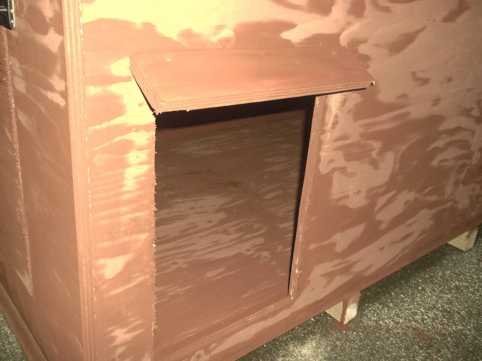 New shelter for aviary at bottom of zoo, 13th December 2014