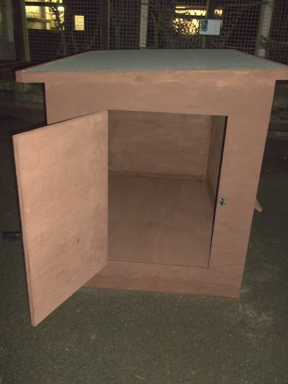 New shelter for aviary at bottom of zoo, 14th December 2014