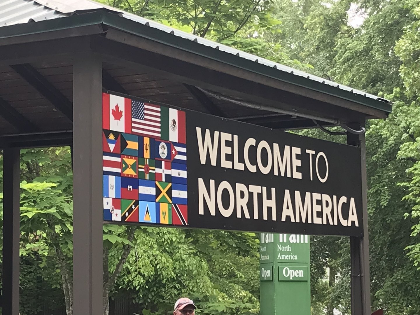 New Sign at North America Tram Stop