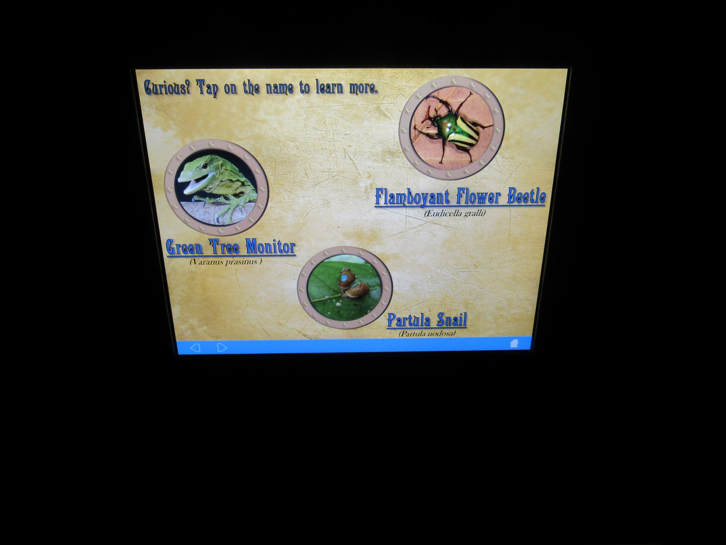 New Sign for New Exhibits